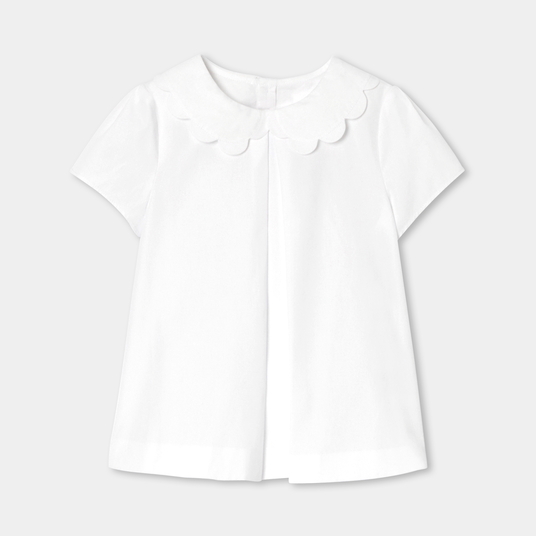 Blusa para menina em popelina