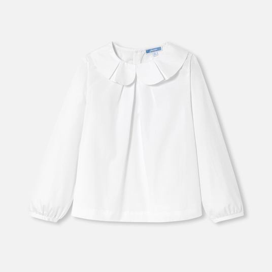 Blusa de popelina para menina