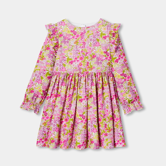 Vestido para menina em tecido Liberty