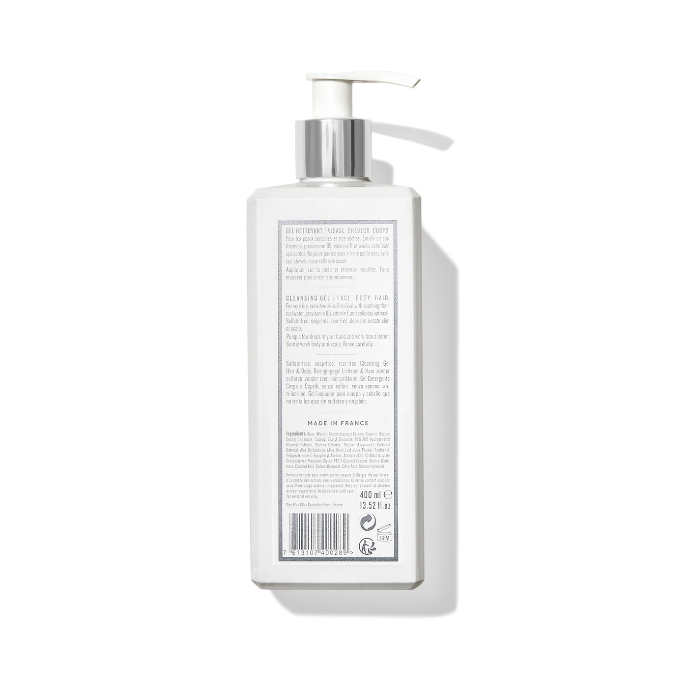 Gel de limpeza para corpo e cabelo 400 ml